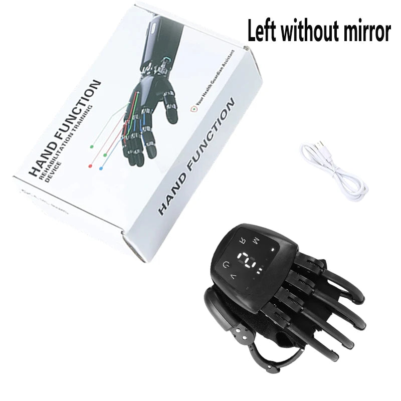 Robotic Exoskeleton Rehab Glove USB Rechargeable Silent Motor Multiple Modes Adjustable Strength For Stroke Hemiplegia Recovery