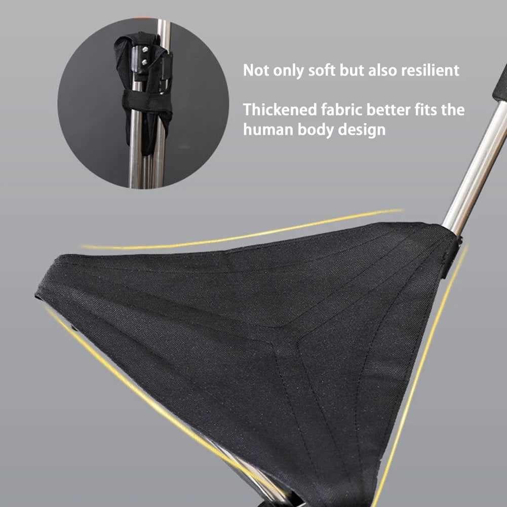 Outdoor Foldable Walking Stick Stool Lightweight with Seats Heavy Duty Steel Walking Stick for Elderly Disabled Hiking Poles