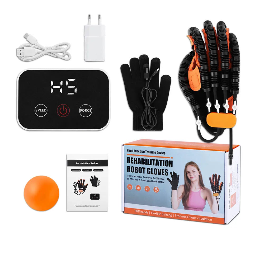 Hand Training Rehabilitation Robot Gloves for Stroke Hemiplegia Finger Rehabilitation Trainer Exercise Rehab Exerciser Devices