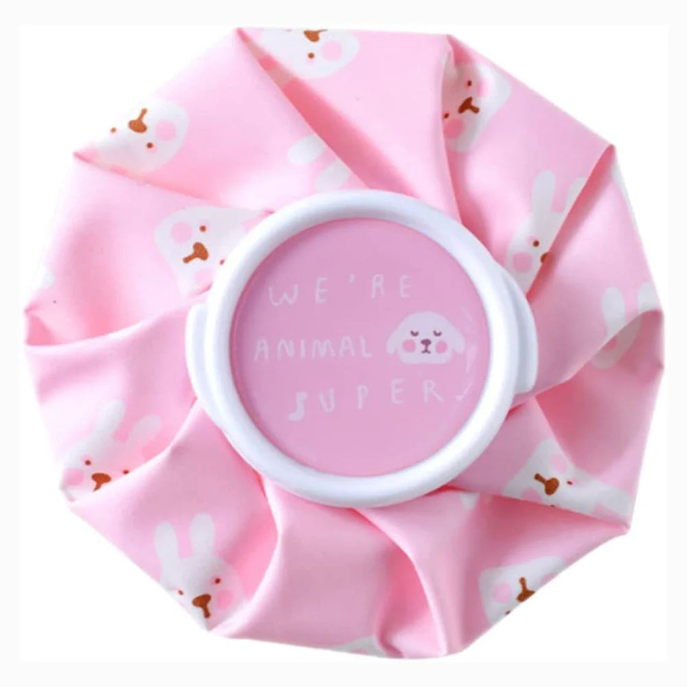 Cloth Ice Pack Household Folding Ice Pack Cartoon Thickening Leakproof Hot Water Bag Cold and Hot Compress Physiotherapy Bag Wat
