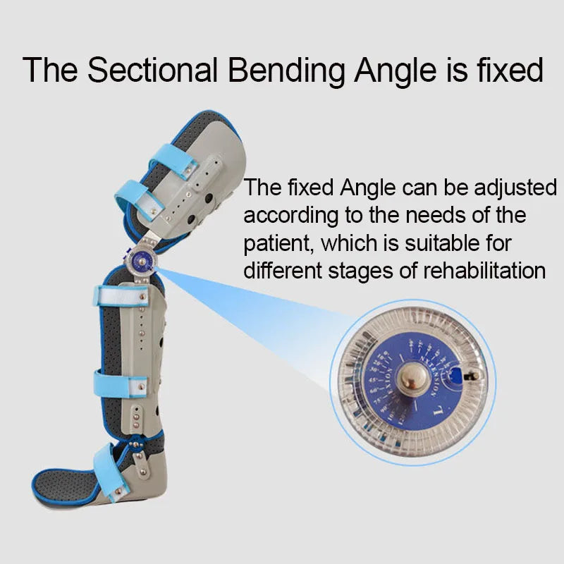 Adjustable Knee Ankle Foot Orthosis Support Lower Limbs Brace Fracture Protector Leg Joint Support Ligament Rehabilitation Care