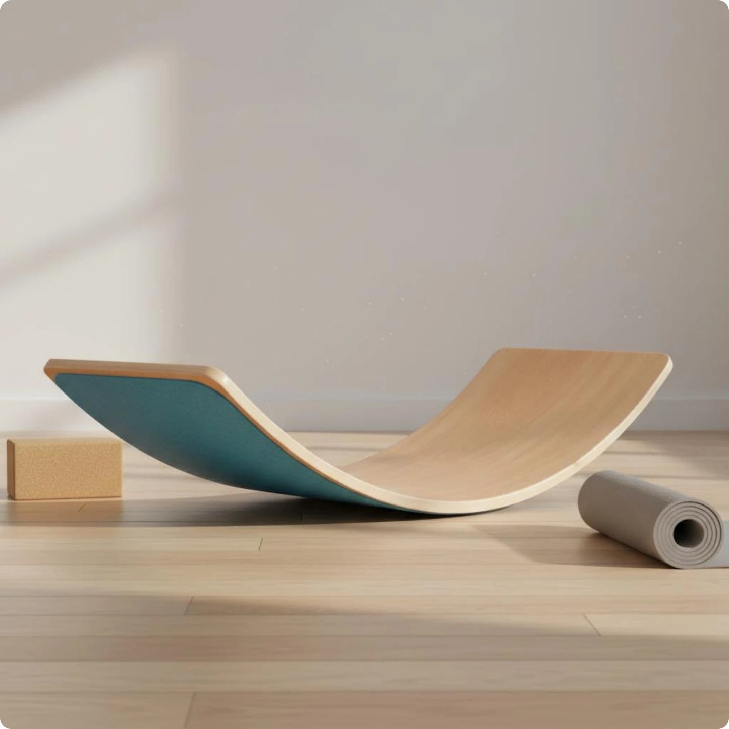 5 Pieces Wooden Balance Board Coordination Support Curved Balance Board Children Activity Toy Child-Led Learning Approach
