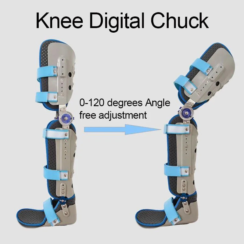 Adjustable Knee Ankle Foot Orthosis Support Lower Limbs Brace Fracture Protector Leg Joint Support Ligament Rehabilitation Care