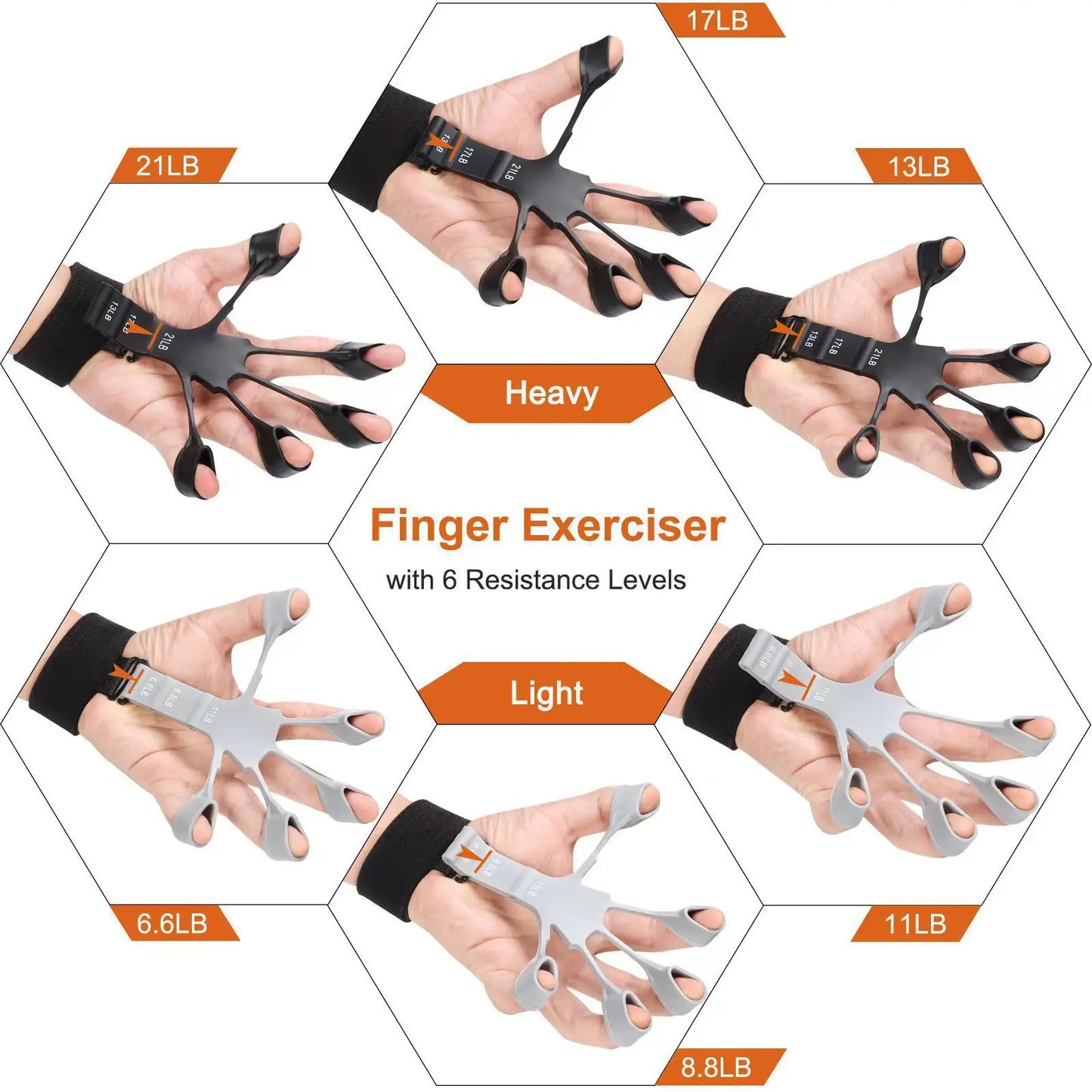 Five-Finger Hand Strength Trainer