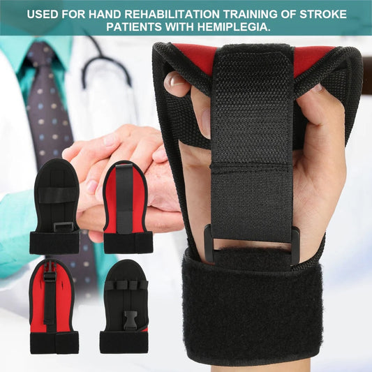 Finger Glove Black Finger Glove Auxiliary Fixed Gloves Rehabilitation Training Equipment Hand Fist Rehabilitation Training Glove