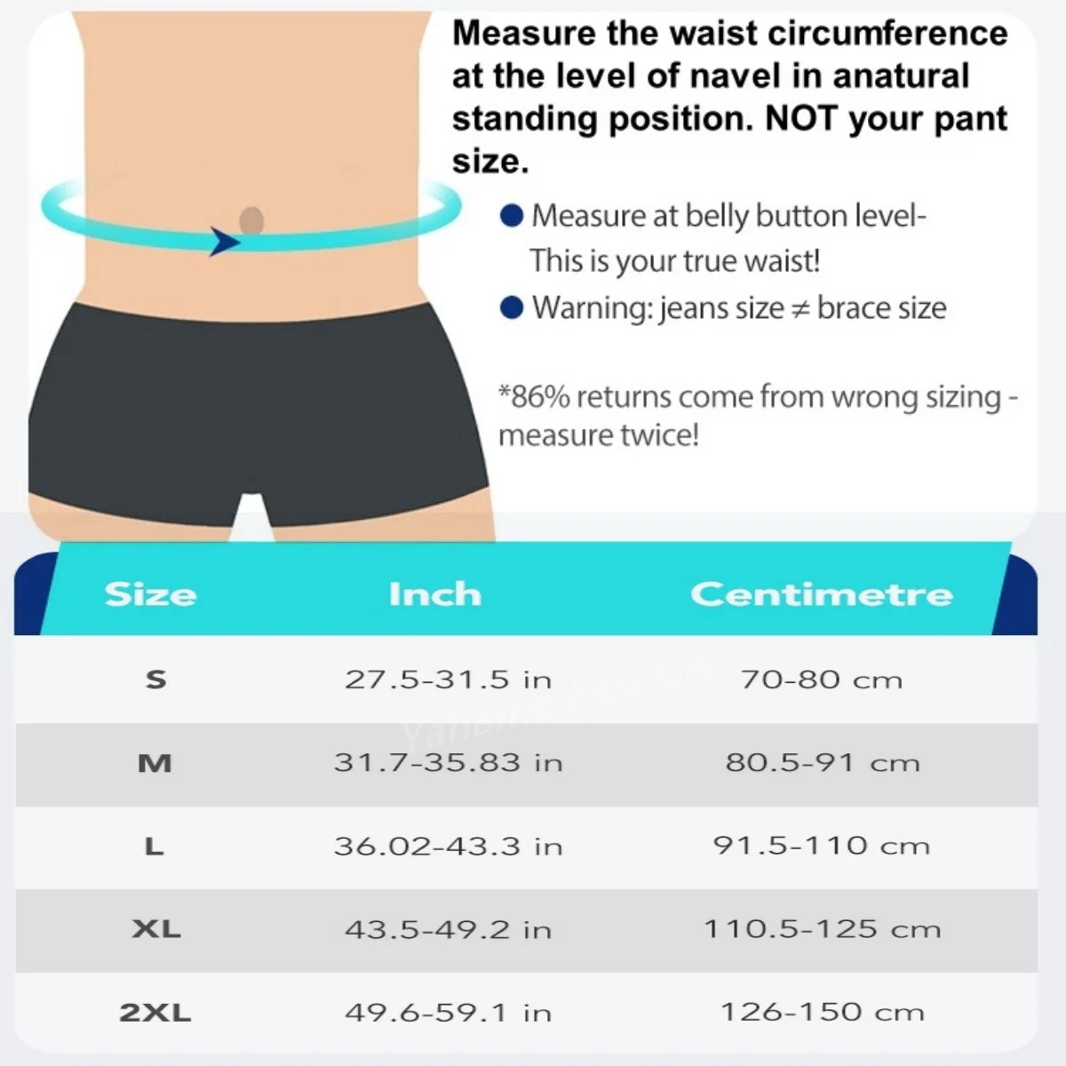 Men Women Lumbar Support Belt Back Brace for Lower Back Pain, Sciatica, Herniated Disc, Scoliosis, Lightweight Waist Support