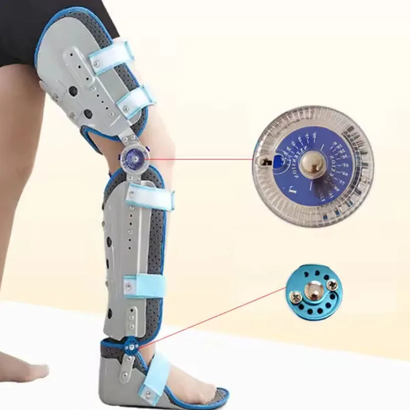 Adjustable Knee Ankle Foot Orthosis Support Lower Limbs Brace Fracture Protector Leg Joint Support Ligament Rehabilitation Care