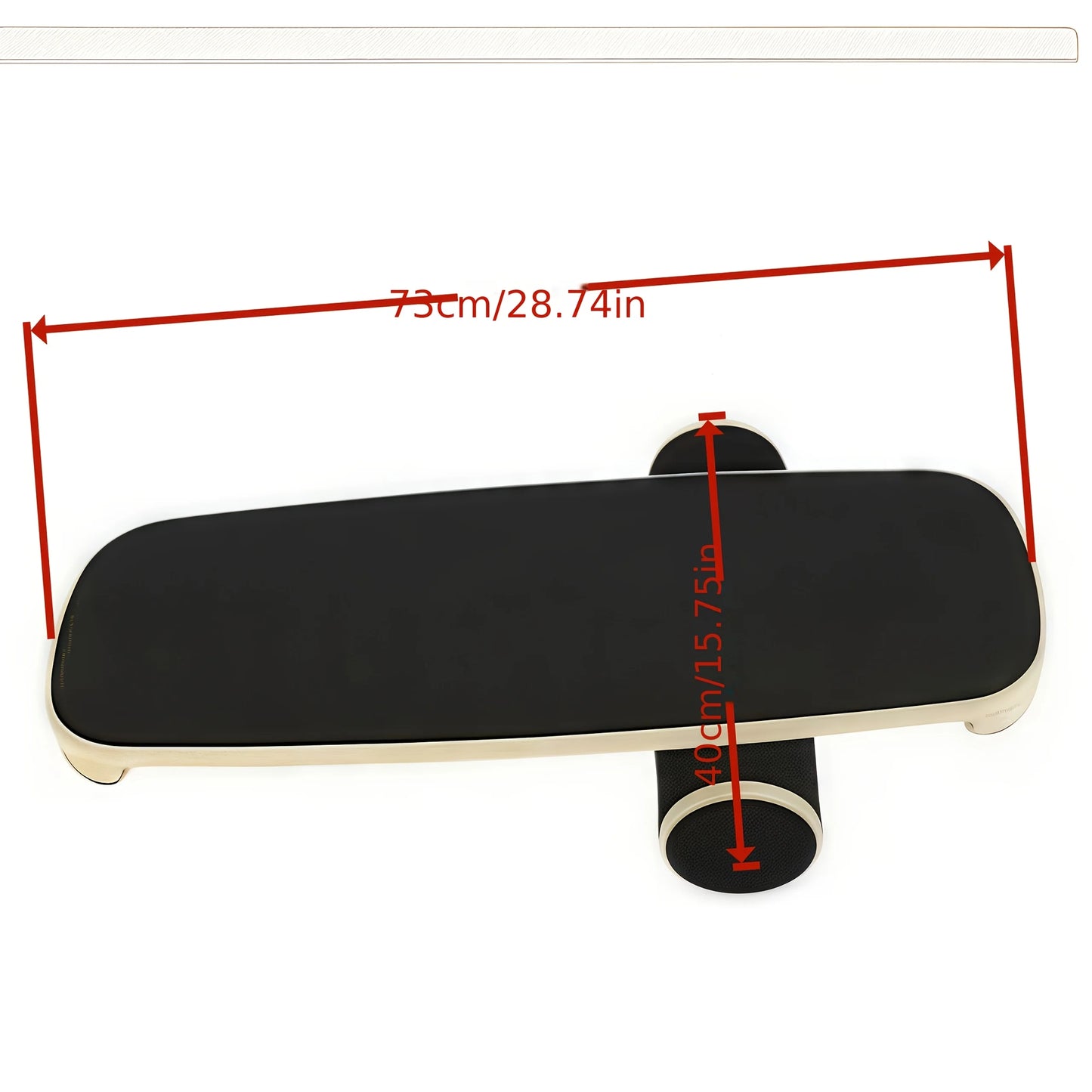 Balance Board Exercise Trainer, Surf Training Board, Improves Core Strength and Balance Control. Colorful Non-slip Surface,