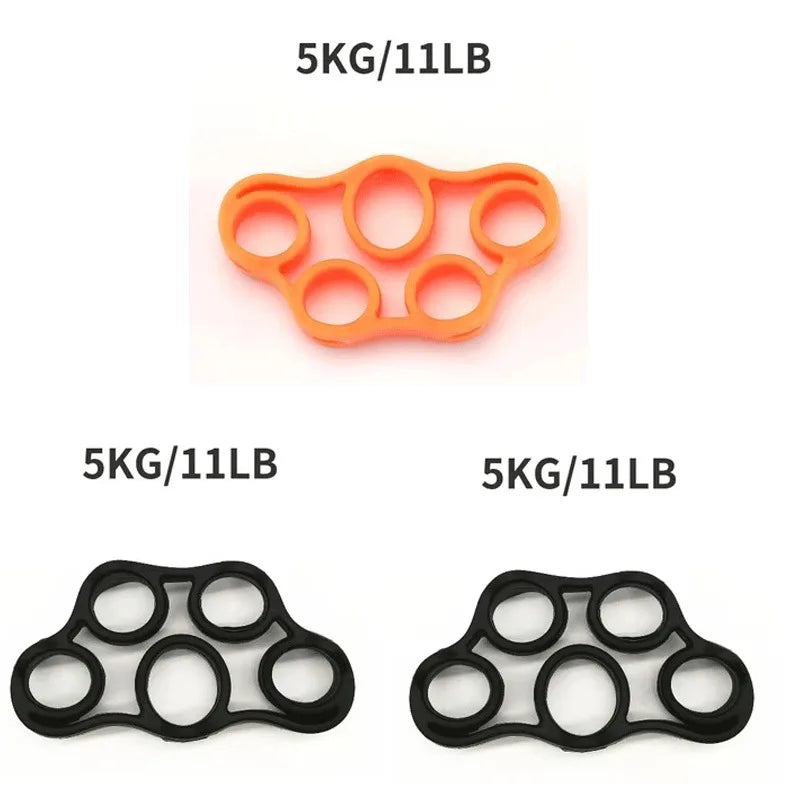 1-3pcs Silicone Five-Finger Training Hand Expanders Exerciser Wrist Stretcher Finger Gripper Expander Strength Rehabilitation