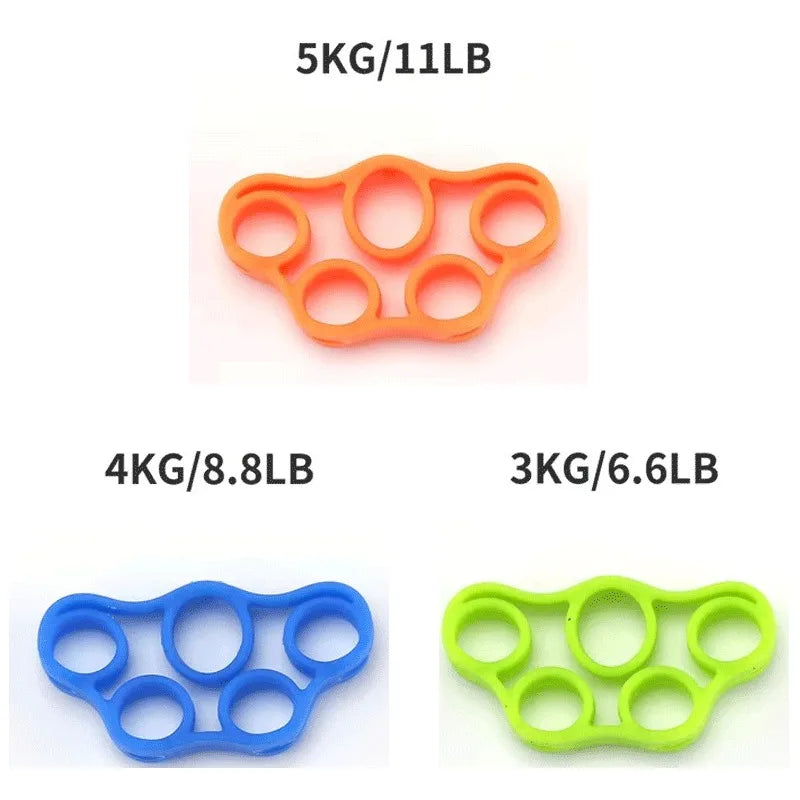 1-3pcs Silicone Five-Finger Training Hand Expanders Exerciser Wrist Stretcher Finger Gripper Expander Strength Rehabilitation