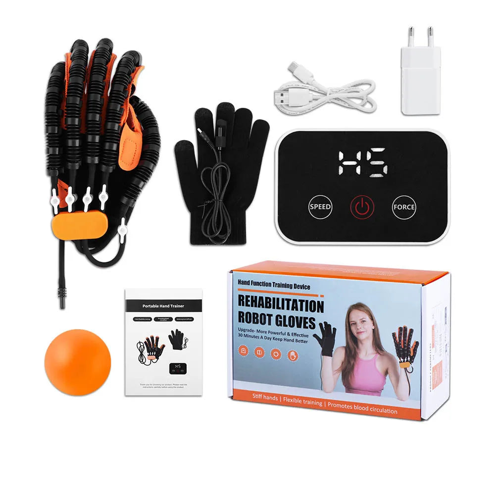 Hand Training Rehabilitation Robot Gloves for Stroke Hemiplegia Finger Rehabilitation Trainer Exercise Rehab Exerciser Devices