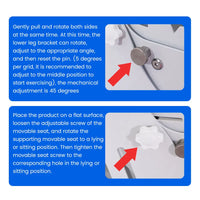 Ankle Rehabilitation Training Deivce Ankle Joint Training Brace Foot Ankle Support Fixation Lower Limbs Exerciser for Stroke