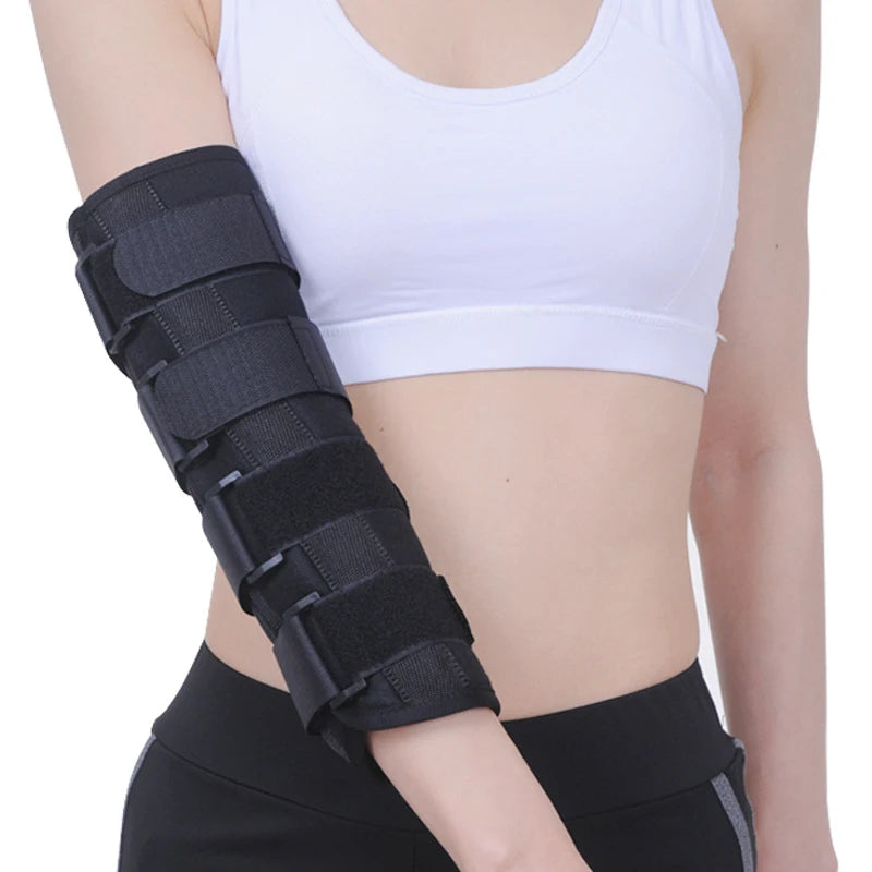 L/M/S Elbow Support Splint Upper Arm Fracture Fixation Brace Stroke  Rehabilitation Training Equipment