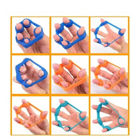 1-3pcs Silicone Five-Finger Training Hand Expanders Exerciser Wrist Stretcher Finger Gripper Expander Strength Rehabilitation