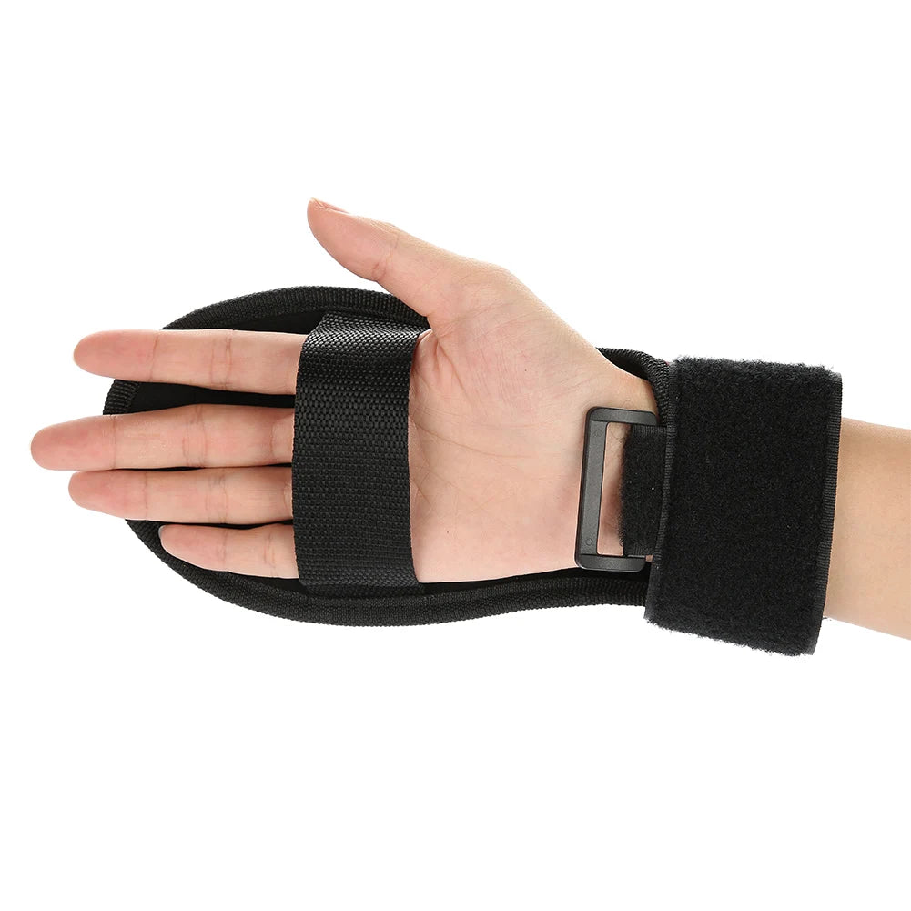 Finger Glove Black Finger Glove Auxiliary Fixed Gloves Rehabilitation Training Equipment Hand Fist Rehabilitation Training Glove