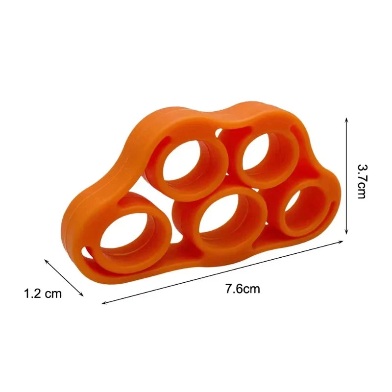 1-3pcs Silicone Five-Finger Training Hand Expanders Exerciser Wrist Stretcher Finger Gripper Expander Strength Rehabilitation