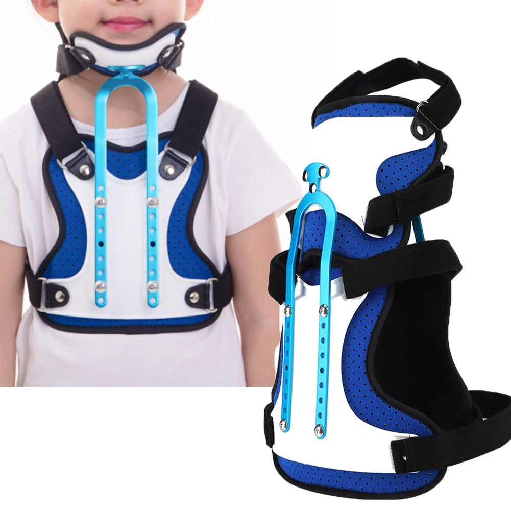 Children Neck Chest Support Correction Oblique Cervical Vertebra Spine Injury Protection During Rehabilitation Fixed Head Crutch
