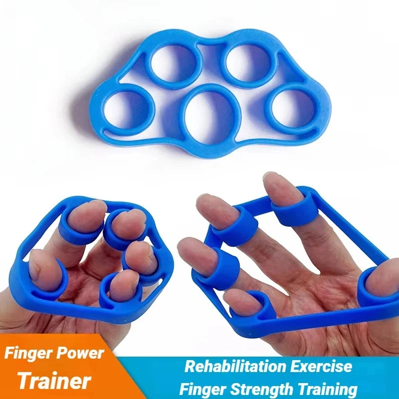1-3pcs Silicone Five-Finger Training Hand Expanders Exerciser Wrist Stretcher Finger Gripper Expander Strength Rehabilitation