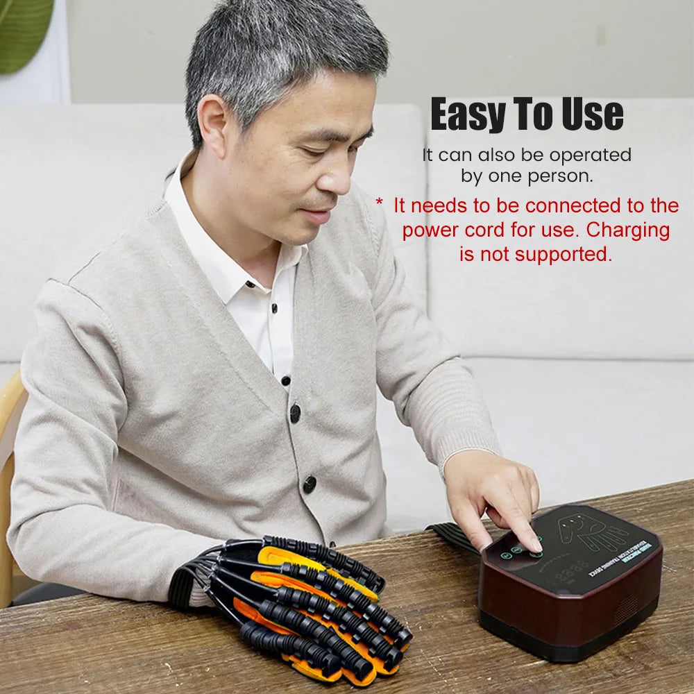Hand Training Rehabilitation Robot Gloves for Stroke Hemiplegia Finger Rehabilitation Trainer Exercise Rehab Exerciser Devices