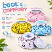 Cloth Ice Pack Household Folding Ice Pack Cartoon Thickening Leakproof Hot Water Bag Cold and Hot Compress Physiotherapy Bag Wat