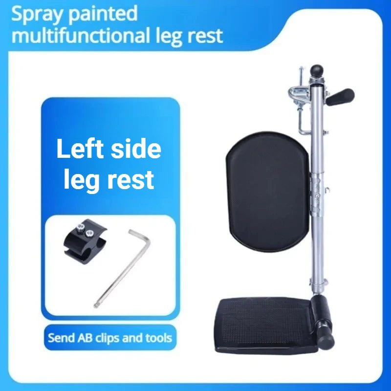 Adjustable Wheelchair Leg Rest Foldable Non-slip Stable Durable Wheelchair Leg Rests Multifunctional Rehabilitation Supplies