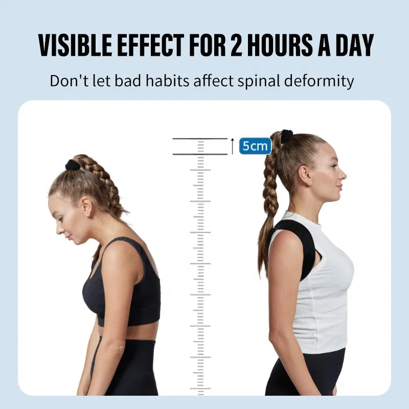 Back Posture Corrector Adjustable Clavicle Brace Support Strap Correction for Men and Women