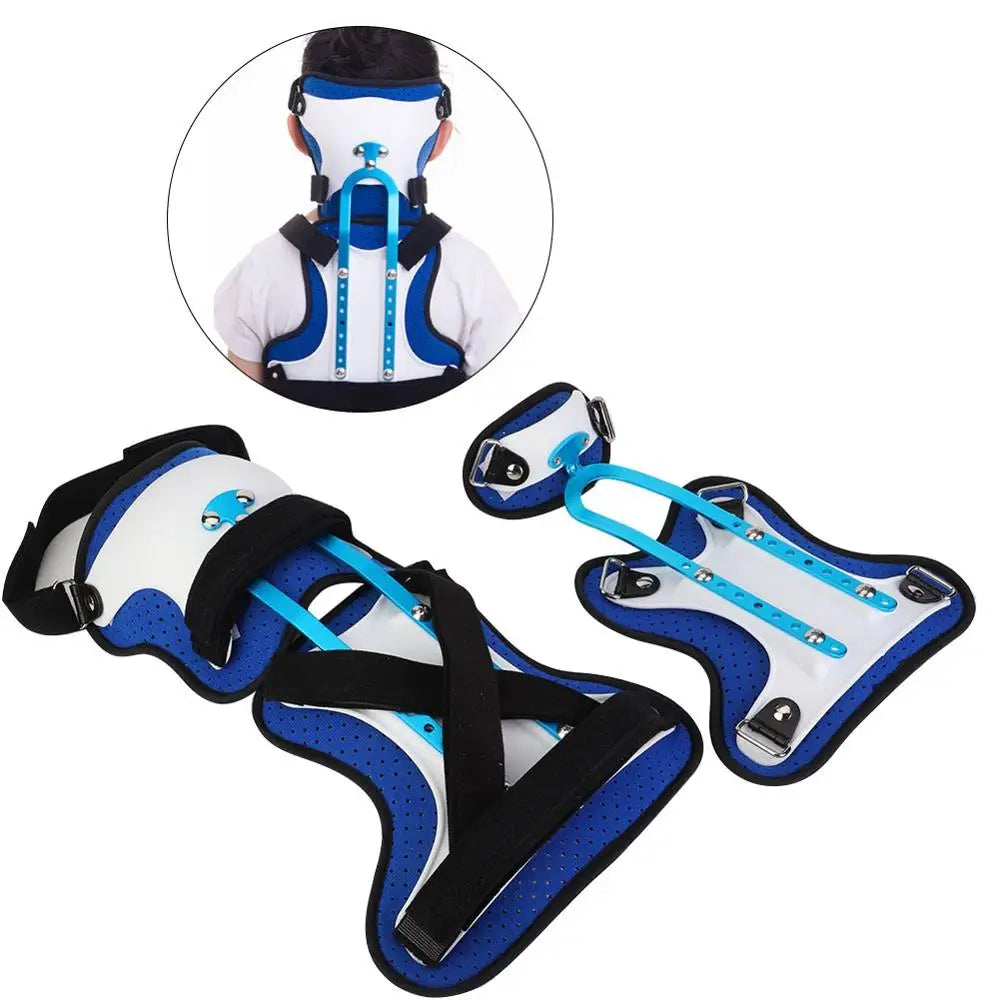 Children Neck Chest Support Correction Oblique Cervical Vertebra Spine Injury Protection During Rehabilitation Fixed Head Crutch