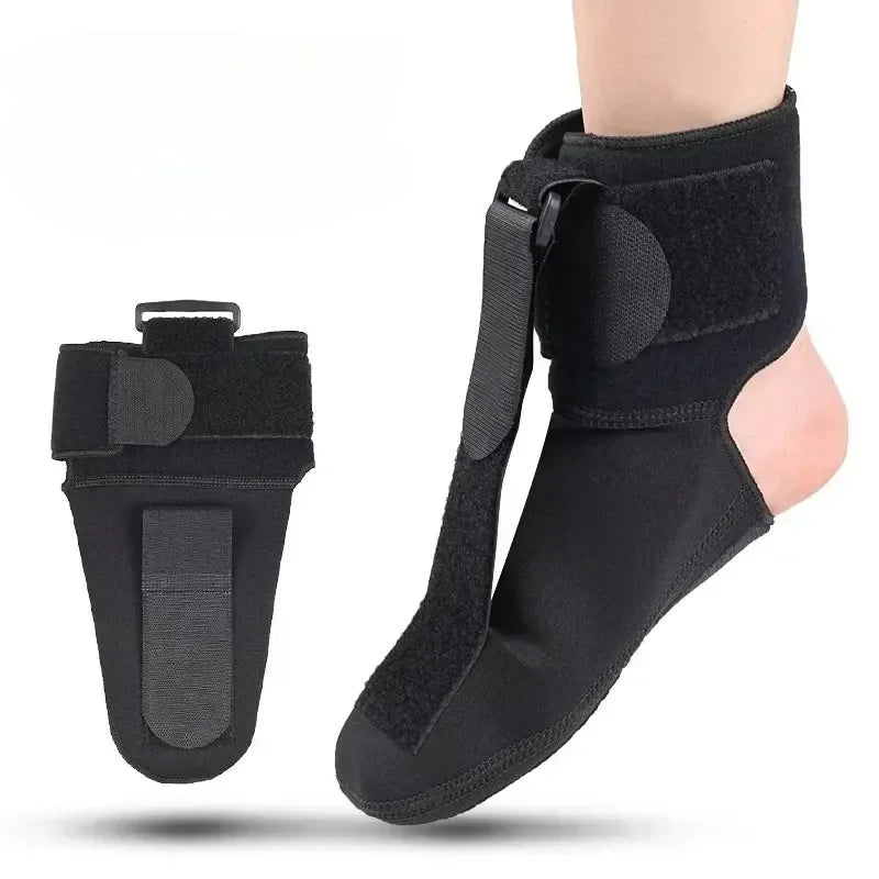 Adjustable Plantar Fasciitis Night Foot Splint Drop Orthotic Brace Elastic Dorsal Night Splint Foot Rehabilitation Stretch Strap