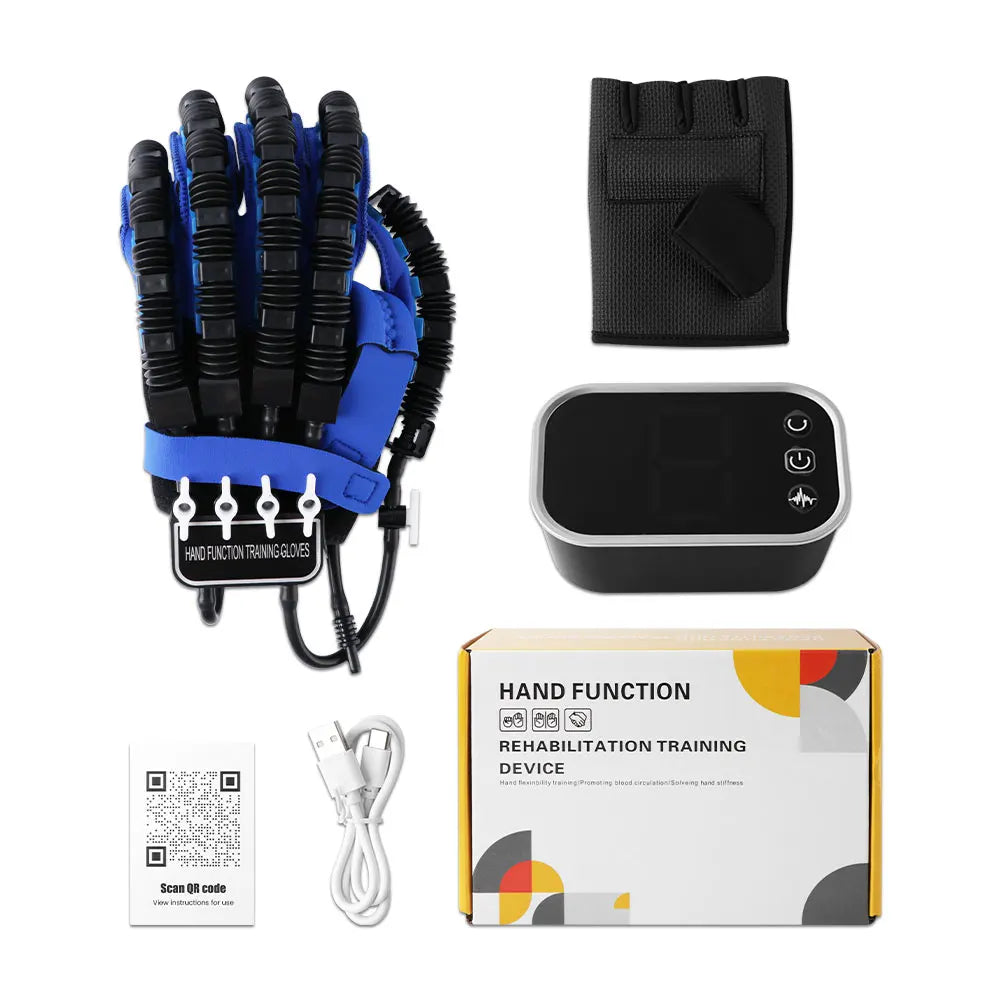 Hand Training Rehabilitation Robot Gloves for Stroke Hemiplegia Finger Rehabilitation Trainer Exercise Rehab Exerciser Devices
