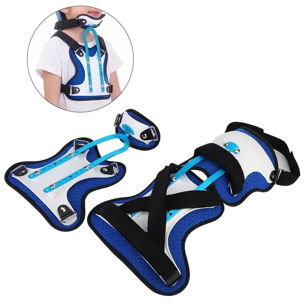 Children Neck Chest Support Correction Oblique Cervical Vertebra Spine Injury Protection During Rehabilitation Fixed Head Crutch
