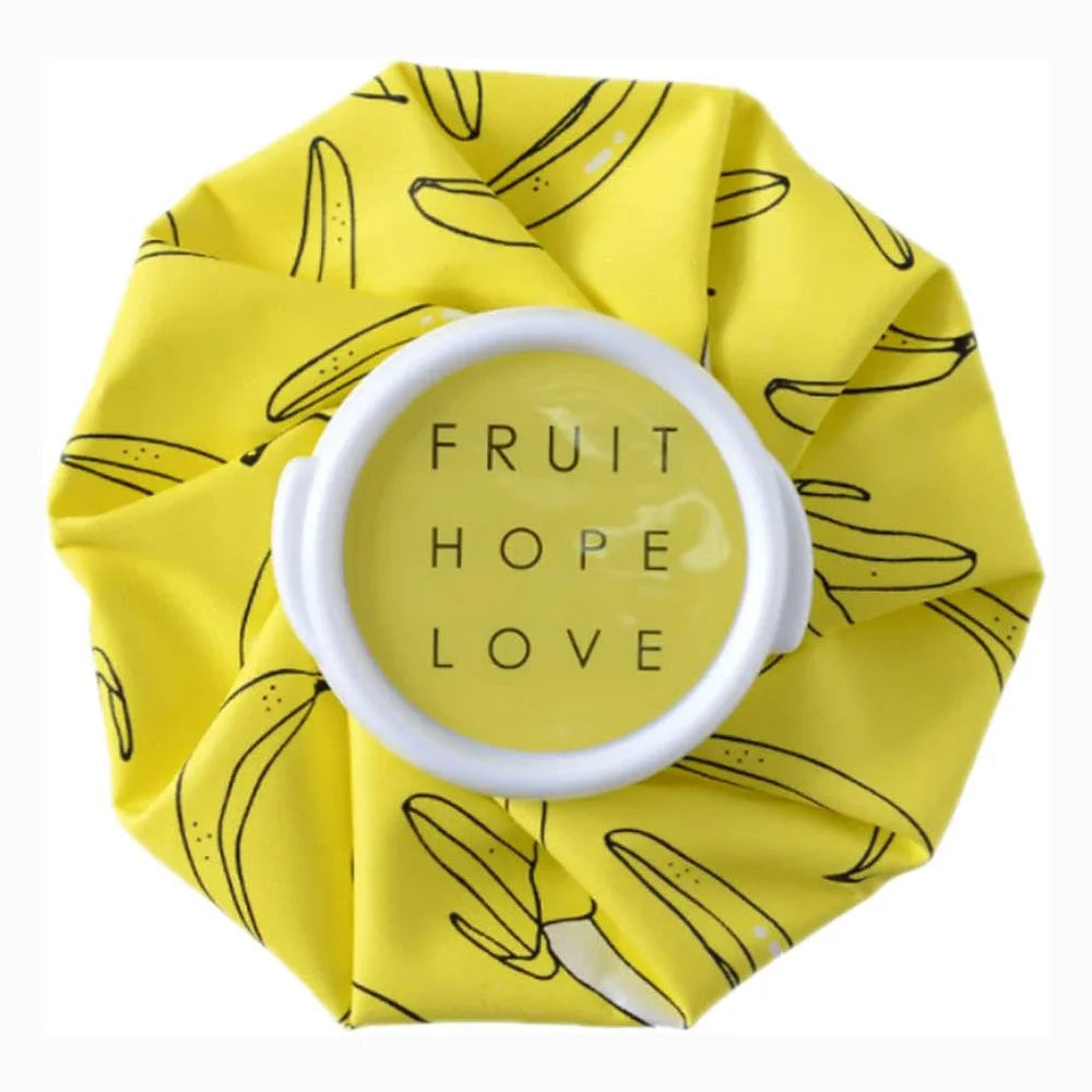 Cloth Ice Pack Household Folding Ice Pack Cartoon Thickening Leakproof Hot Water Bag Cold and Hot Compress Physiotherapy Bag Wat