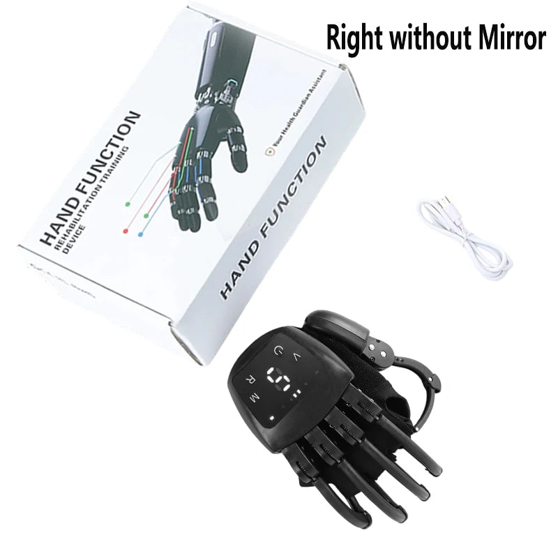Robotic Exoskeleton Rehab Glove USB Rechargeable Silent Motor Multiple Modes Adjustable Strength For Stroke Hemiplegia Recovery