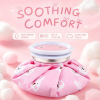 Cloth Ice Pack Household Folding Ice Pack Cartoon Thickening Leakproof Hot Water Bag Cold and Hot Compress Physiotherapy Bag Wat