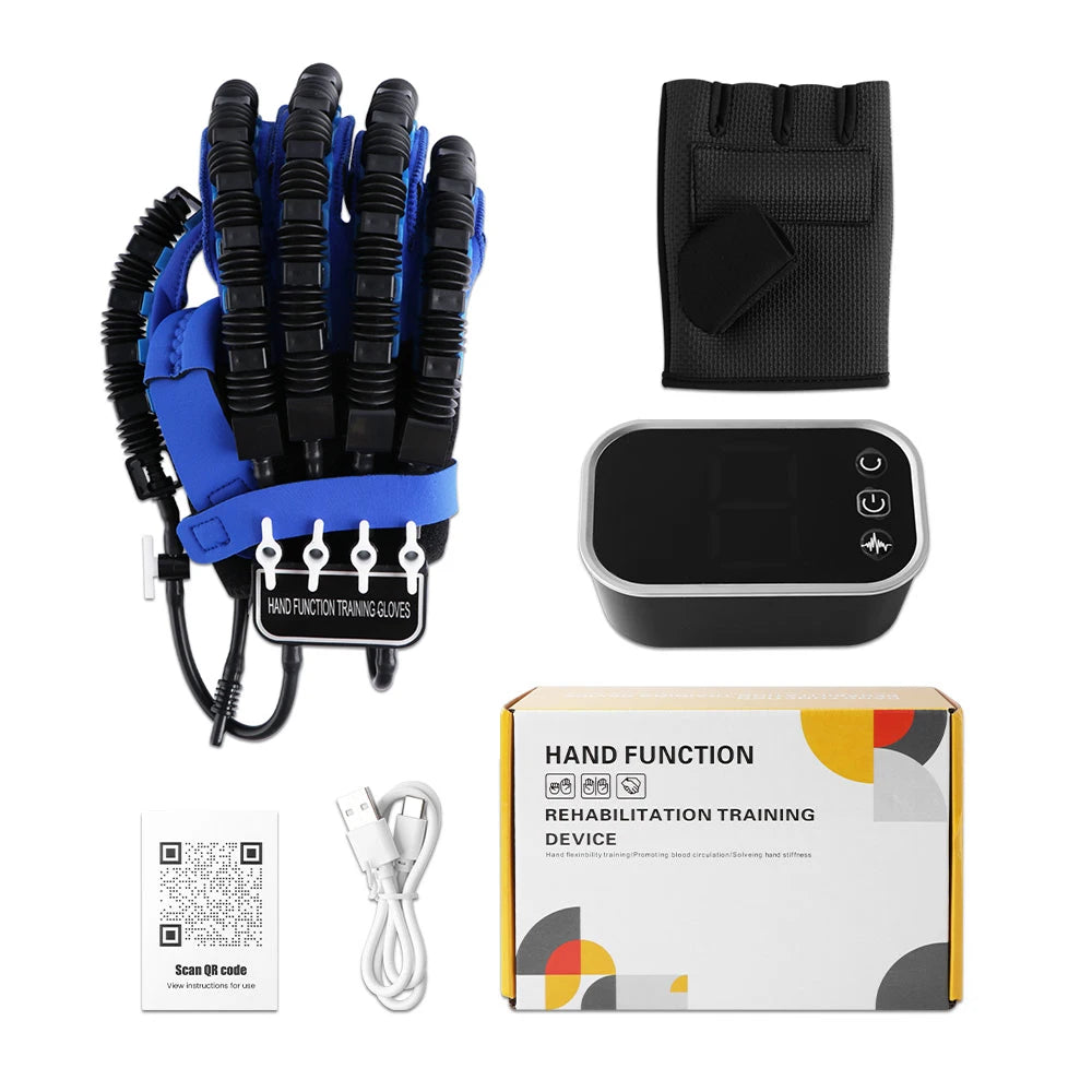Hand Training Rehabilitation Robot Gloves for Stroke Hemiplegia Finger Rehabilitation Trainer Exercise Rehab Exerciser Devices