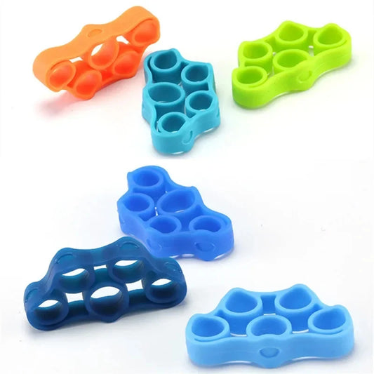 1-3pcs Silicone Five-Finger Training Hand Expanders Exerciser Wrist Stretcher Finger Gripper Expander Strength Rehabilitation
