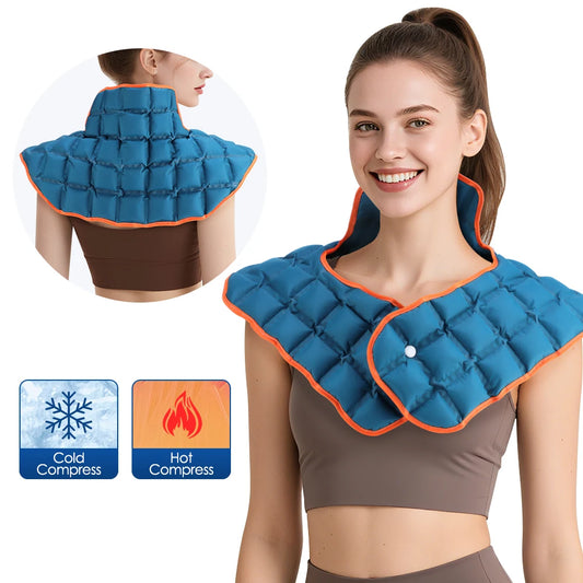 Hot Cold Compress Therapy Shoulder Wrap Self-absorbing Large Ice Pack Pad Back Neck Massage Cushion For Sport Muscle Strain