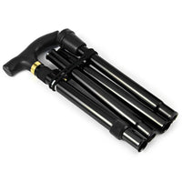 Multifunction Walking Stick Trekking Poles Telescopic Fold Crutches Hiking Stick Crutch Elderly Metal Stick Walking Cane Outdoor