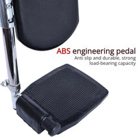 Adjustable Wheelchair Leg Rest Foldable Non-slip Stable Durable Wheelchair Leg Rests Multifunctional Rehabilitation Supplies