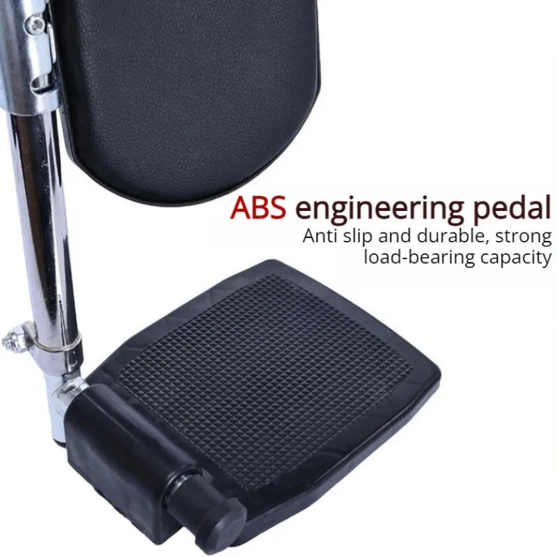 Adjustable Wheelchair Leg Rest Foldable Non-slip Stable Durable Wheelchair Leg Rests Multifunctional Rehabilitation Supplies