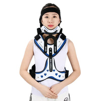 Cervical Thoracic Vertebra Orthosis Neck Fracture Fixation Brace Adjustable Medical Care Support Head Corrective Rehabilitation