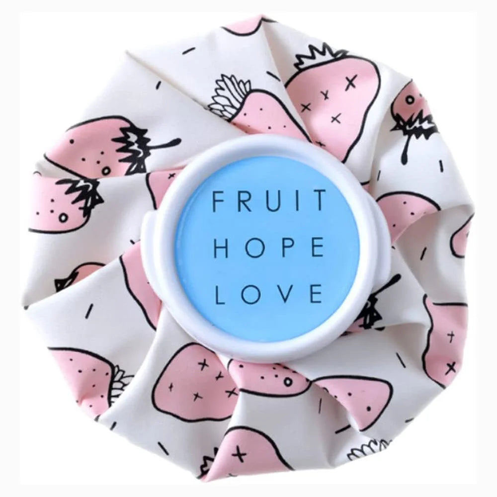 Cloth Ice Pack Household Folding Ice Pack Cartoon Thickening Leakproof Hot Water Bag Cold and Hot Compress Physiotherapy Bag Wat