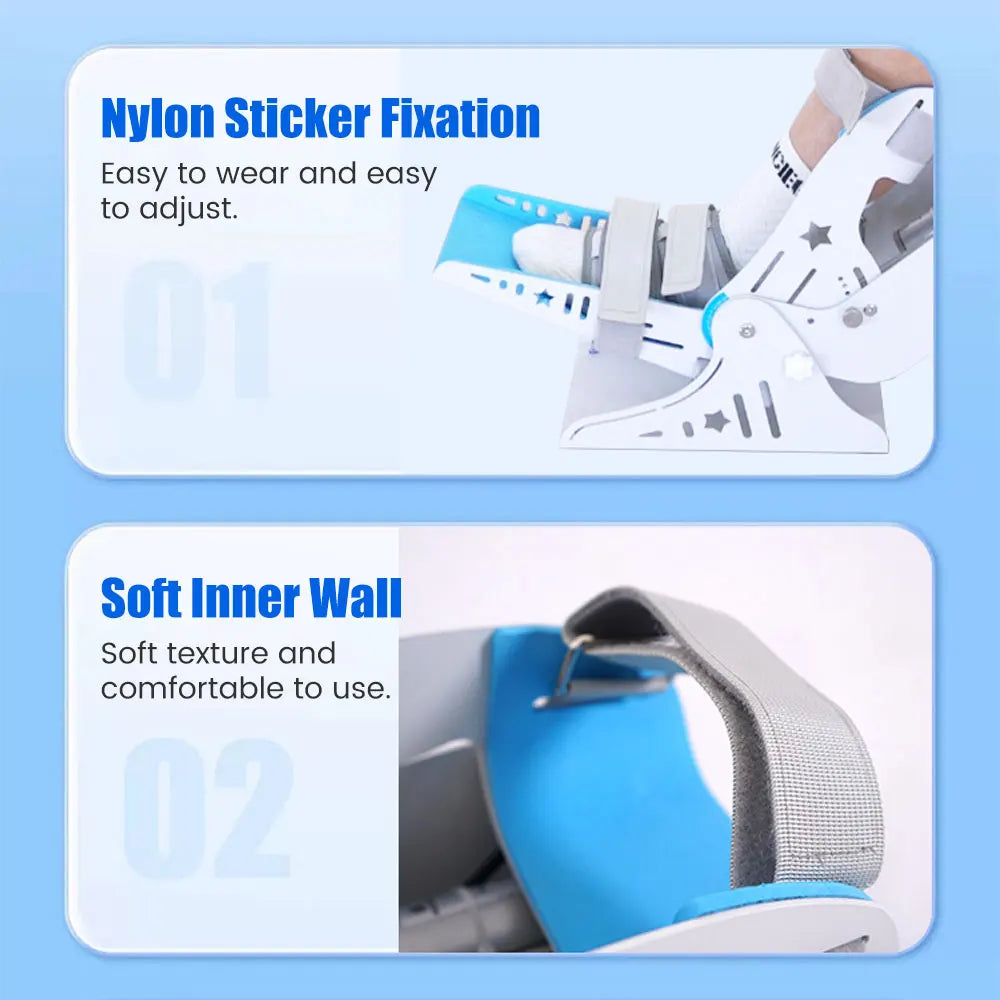 Ankle Rehabilitation Training Deivce Ankle Joint Training Brace Foot Ankle Support Fixation Lower Limbs Exerciser for Stroke