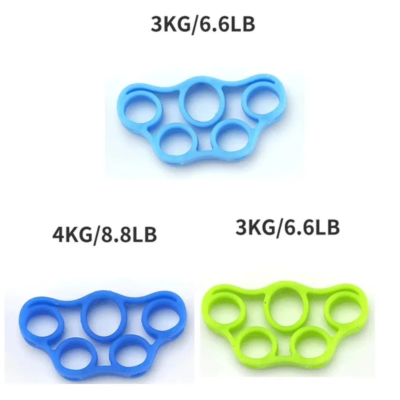 1-3pcs Silicone Five-Finger Training Hand Expanders Exerciser Wrist Stretcher Finger Gripper Expander Strength Rehabilitation