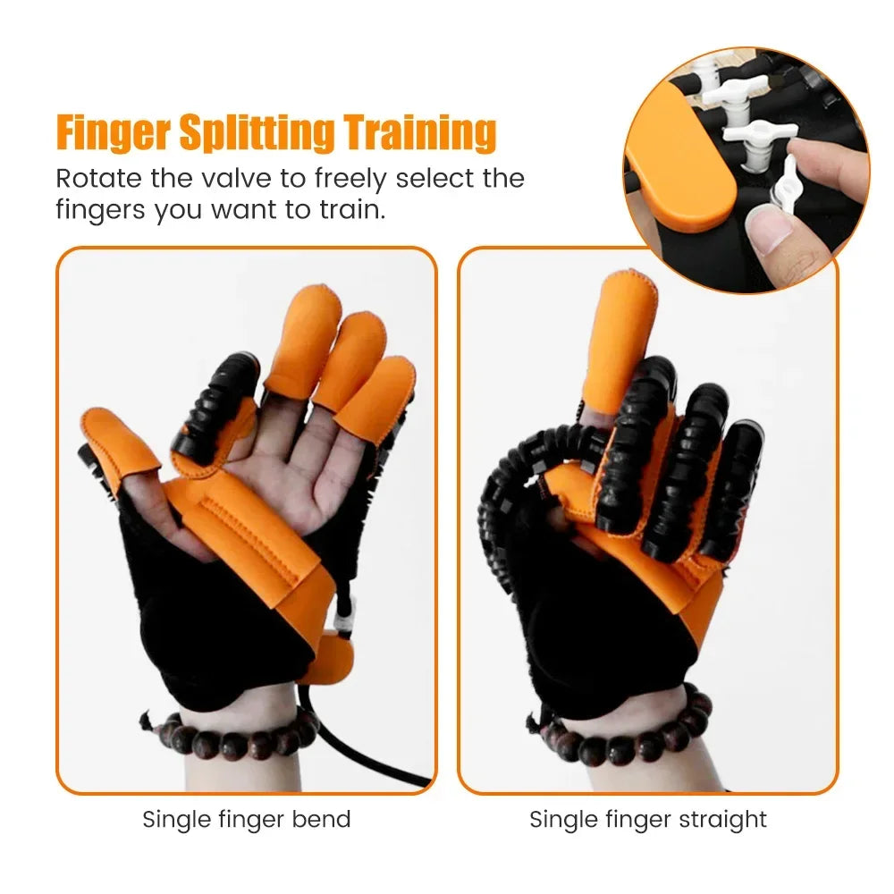 Automatic Hand Rehabilitation Robot Gloves Hand Trainer Rehabilitation Rehab Hemiplegia Gloves Finger Trainer Stroke Rehab