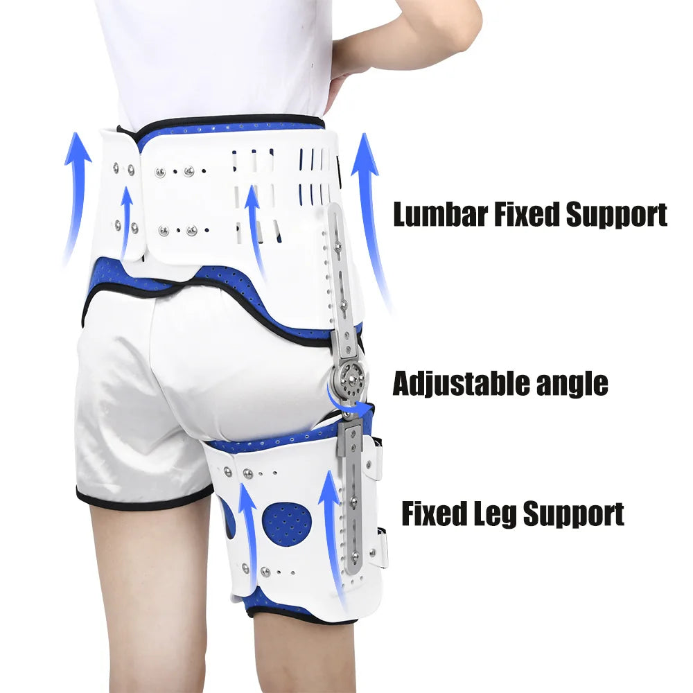 Hip Stabiliser Support Brace Corrector Hip Abduction Orthosis Thigh Sciatic Nerve Pain Relief Fixation Brace Rehabilitation Tool