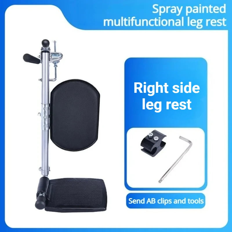 Adjustable Wheelchair Leg Rest Foldable Non-slip Stable Durable Wheelchair Leg Rests Multifunctional Rehabilitation Supplies