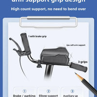 Walking Aid For The Elderly Rehabilitation Walker Anti-Fall Adjustable Folding Walking Rollator Carts With Arm Support Walker