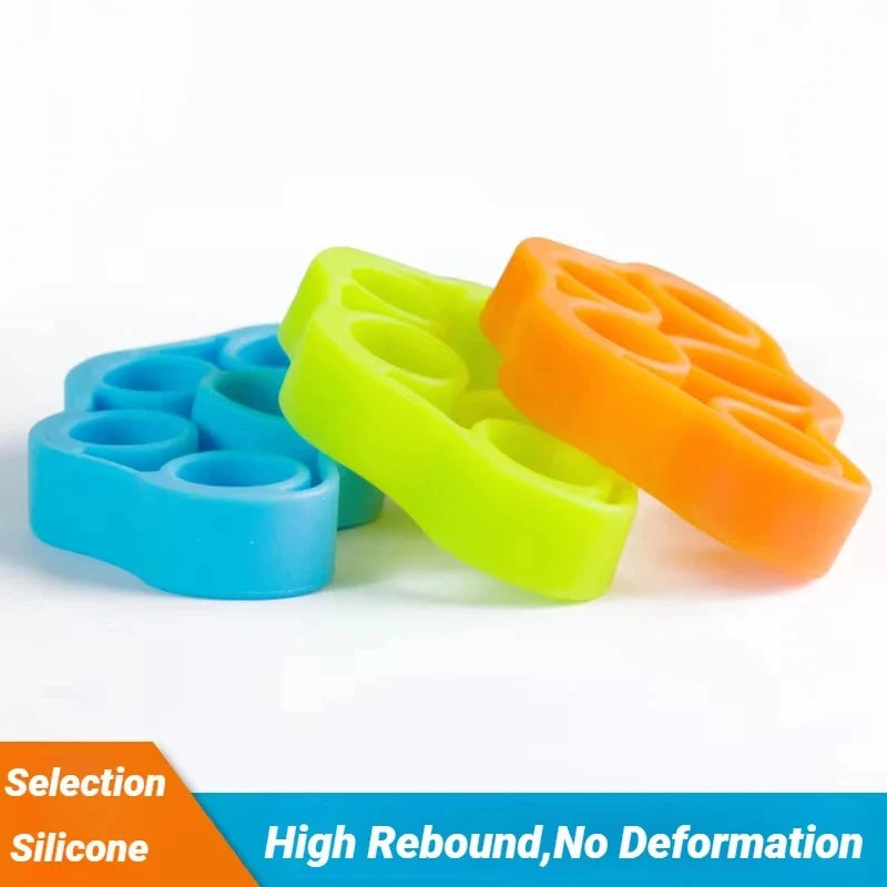 1-3pcs Silicone Five-Finger Training Hand Expanders Exerciser Wrist Stretcher Finger Gripper Expander Strength Rehabilitation