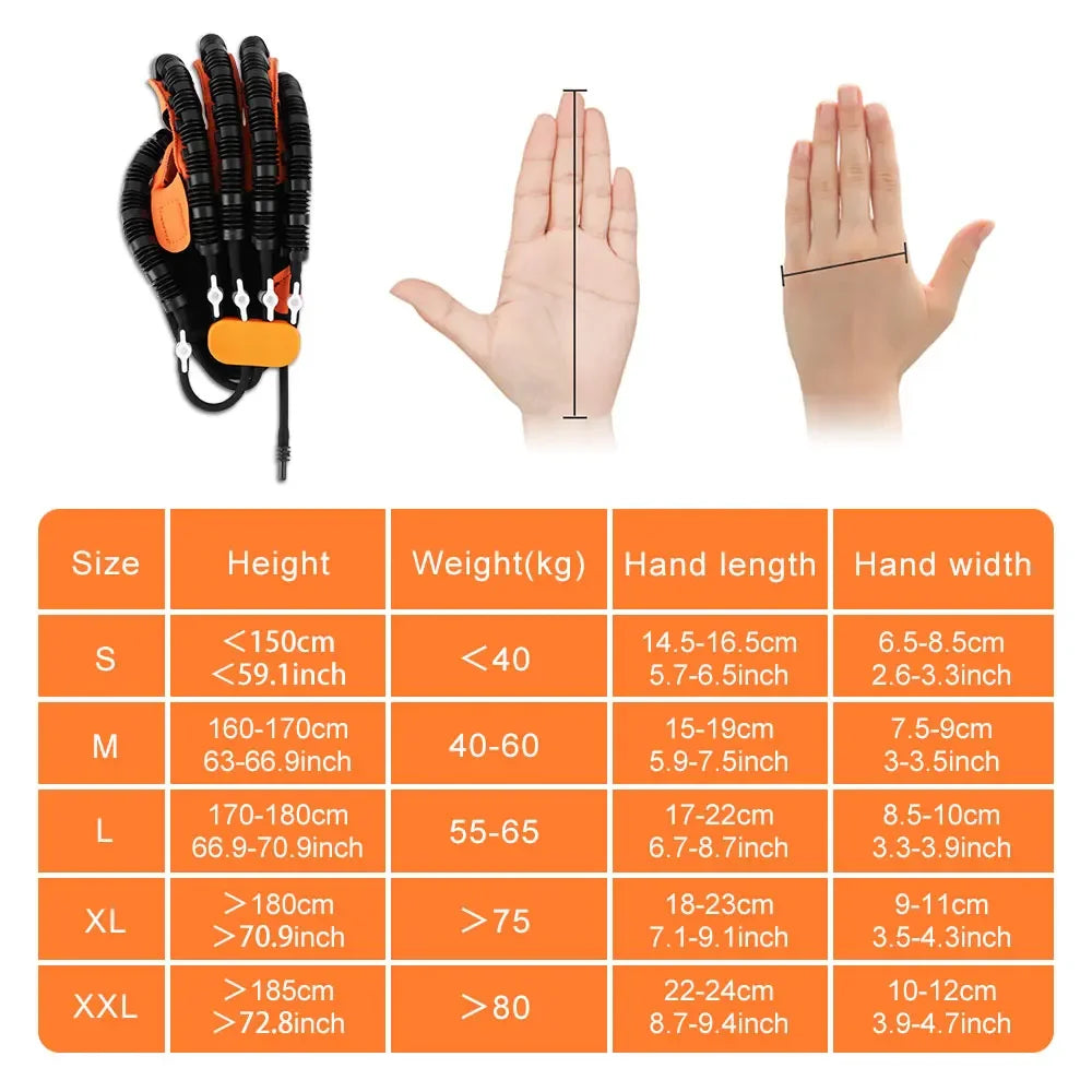 Automatic Hand Rehabilitation Robot Gloves Hand Trainer Rehabilitation Rehab Hemiplegia Gloves Finger Trainer Stroke Rehab