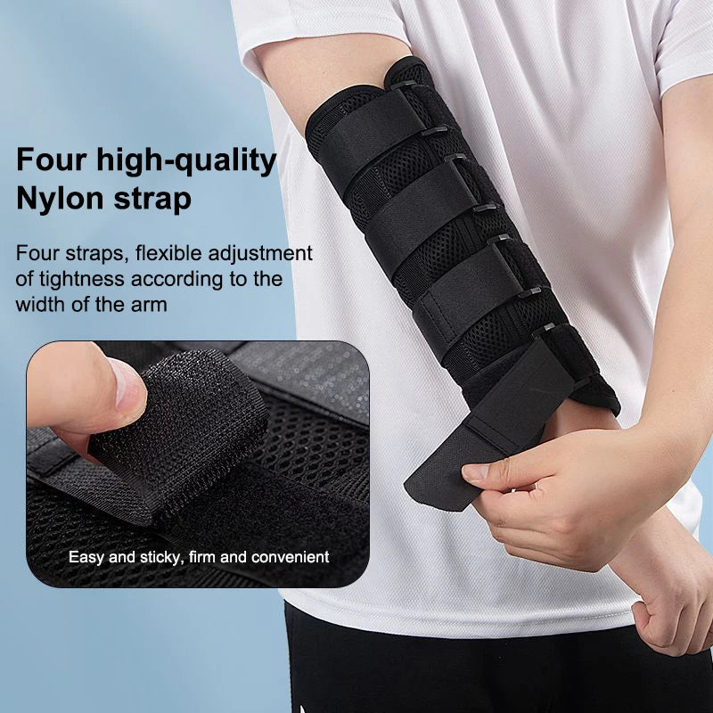 L/M/S Elbow Support Splint Upper Arm Fracture Fixation Brace Stroke  Rehabilitation Training Equipment